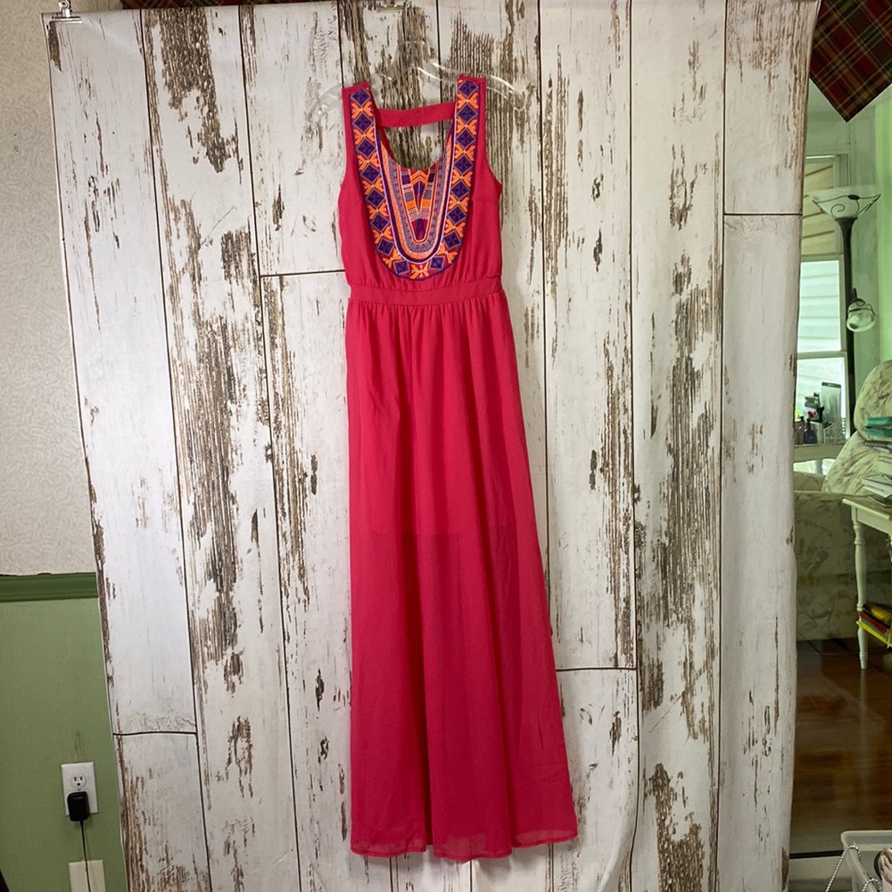 Boho Marineblu Maxi Dress